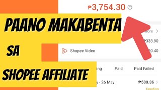 Paano makabenta sa Shopee Affiliated [upl. by Shina]