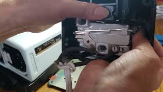 Necchi 544 Sewing machine fix foot pedal part I [upl. by Garett]