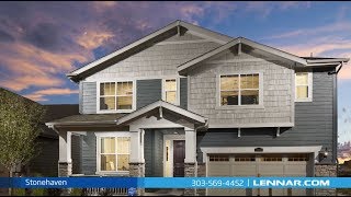 The Stonehaven Model Tour  Lennar Colorado [upl. by Abibah]