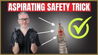 Increase Your Injection Safety With This Aspiration Trick Dermal Filler Safety Advice [upl. by Niai]