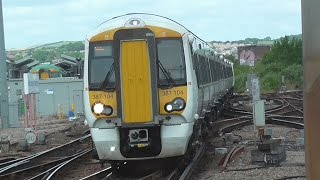 Southern amp Thameslink Trains At Brighton  Sunday 21st June 2015 [upl. by Yoho]