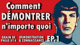 COMMENT DÉMONTRER NIMPORTE QUOI  Grain de philo 14 Ep1 [upl. by Kcirdot]