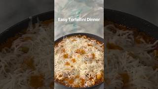 Easy Tortellini Pasta Dinner recipe recipes yummyfood asmrsounds dinner [upl. by Assiran147]