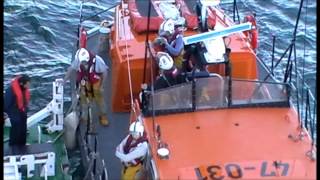 Selsey Lifeboat Evacuates Passenger from PampO Cruis [upl. by Ahsead]