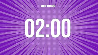 2 Minute Timer with Ticking Sound 🎵🎧 [upl. by Lukas]