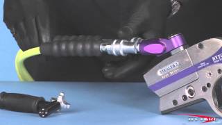 HYTORC Stealth™  Limited Clearance Hydraulic Torque Wrench Operation [upl. by Lehteb]