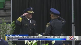 Alabama A G Addresses Birmingham Mass Shooting  September 25 2024  News 19 at 630 pm [upl. by Aytak]