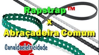 ABRAÇADEIRAS REMOVÍVEIS E REUTILIZÁVEIS  Rapstrap™ [upl. by Yltsew]