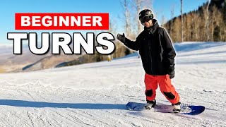 Improve Beginner Snowboard Turns with One Skill [upl. by Novj]