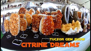 Sparkling Citrine  Tucson Gem Shows [upl. by Kama]