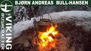 Winter Wonderland Bushcraft Overnighter  Norway 2018 [upl. by Yelrah781]