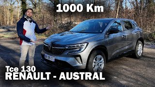 1000 Km avec Le RENAULT AUSTRAL  Le moins Cher du Catalogue Tce 130 [upl. by Annoed]