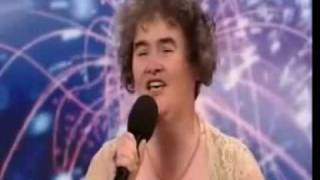 susan boyle on britains got talent show 1 [upl. by Jobe]