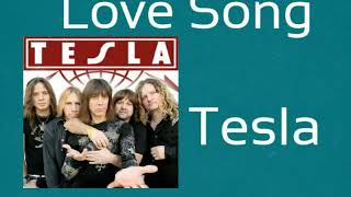 TESLA  Love Song  Lyrics dan Terjemahan [upl. by Dorthy]