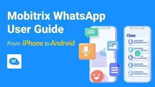 Transfer WhatsApp data from iPhone to Android – Mobitrix Guide 2021 Revised Version [upl. by Shir]