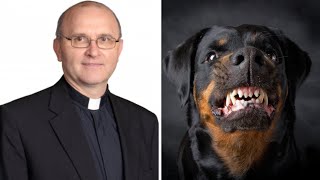 Do demons hate dogs Have you ever met a possessed priest Interview w exorcist Fr Vincent Lampert [upl. by Annail]