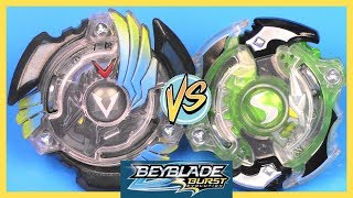 Beyblade Burst Evolution BATTLE Valtryek V2 LU vs Spryzen S2 LV [upl. by Borries]