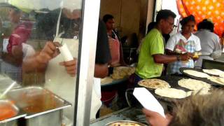 Mauritius Street Food  Dal Puri  Port Louis [upl. by Shirleen]