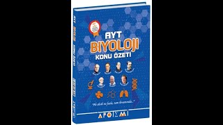 Apotemi Yayınları AYT Biyoloji Konu Özeti [upl. by Yelssew]