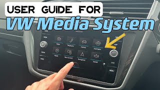 How to Volkswagen  Discover Media Screen Walkthrough  User Guide  Tutorial  Owners Manual [upl. by Jarrett]