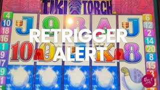 4 Symbol Trigger amp RETRIGGER on Tiki Torch [upl. by Enilrek]