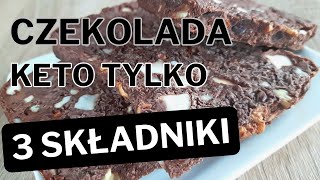 🍫🥰 Spróbuj naszego szybkiego przepisu na czekoladę keto zaledwie z 3 składników [upl. by Nnasus]