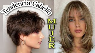 💯 Tendencias Cabello 202324 💇‍♀️ CORTES y ESTILOS de PELO para MUJERES de toda edad [upl. by Sokim]