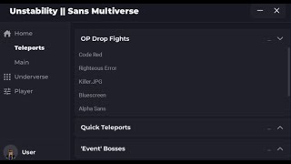 Sans Multiverse Recreation OP SCRIPTHACK UNPATCHED INF LV [upl. by Yrgoerg708]