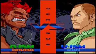 Street Fighter Alpha 3  Akuma vs Dan Hard AI Arcade Mode SFA3 Zero III [upl. by Suiradal]