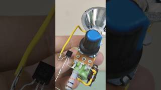 RANGKAIAN ELEKTRONIK TRANSISTOR BC 537 UNTUK MERAKIT LED DIMMER [upl. by Haym]