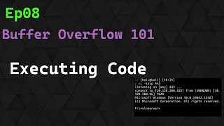 Buffer Overflow 101 Ep 8  Arbitrary Code Execution [upl. by Rior]