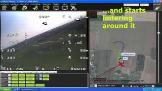 APMplane  Flying FPV using Mission Planner GUIDED MODE [upl. by Dyrraj459]