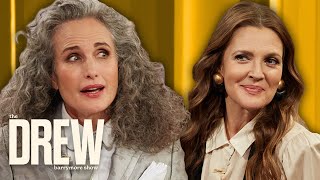 Andie MacDowell Reacts to Daughter Margaret Qualleys Wedding  The Drew Barrymore Show [upl. by Landau]