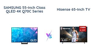 📺 Samsung Q70C vs Hisense U7 🌈 Which 4K Smart TV is Better 📺 [upl. by Aubrey781]