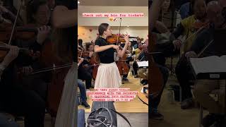 Mendelssohn  Violin Concerto with Orchestra Karolina Protsenko [upl. by Sesmar]