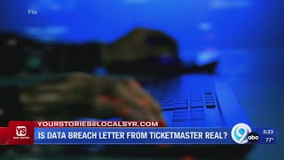 Is the data breach letter from Ticketmaster real [upl. by Naitsirc]