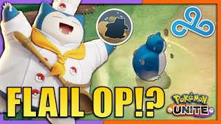 FLAIL SNORLAX OP TERRIBLE BUILDS AT 2000 RATING MASTER SOLOQ Cloud9 PRO  Pokemon Unite [upl. by Silrac]