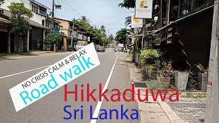 Hikkaduwa Sri Lanka  Hikkaduwa Road Walk [upl. by Belle]