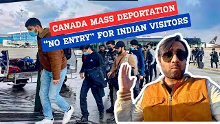 Canada quotDENIED ENTRY to INDIAN Visitors 🇨🇦  Deporting Indians from Airports❗️ Srk Vlogz [upl. by Ayekel157]