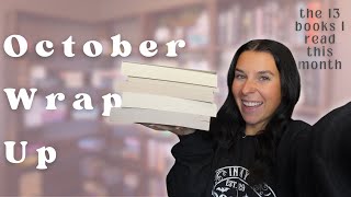 october wrap up  13 books i read this month [upl. by Emoraj]