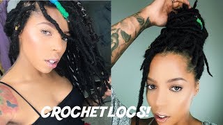 How To Natural looking Crochet Faux Locs  Under 2 Hours [upl. by Josey]