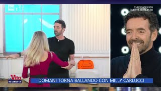 Ballando Alberto Matano le prove da ballerino per una notte  La Vita in diretta 22112024 [upl. by Siddra]