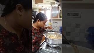 Atthaya kosam paneer veg biryani shortvedio [upl. by Anafetse]