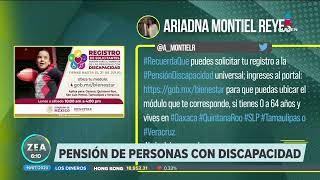 Pensión Bienestar para personas con discapacidad Registro abierto hasta el 31 de julio  Zea [upl. by Miquela]