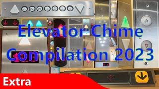 Elevator Chime Compilation 2023 [upl. by Aicac461]