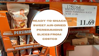 Air Dried Persimmon snack from Costco Should you buy this [upl. by Daukas470]