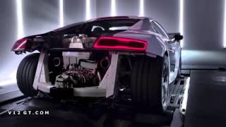 Audi R8 V10 plus  Banc de puissance [upl. by Magnuson585]