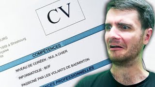 LES PIRES CV DE MES ABONNÉS [upl. by Ltney]