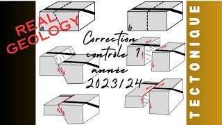 Correction contrôle 1 année 202324 Tectonique analytique [upl. by Akimal]