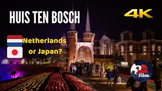 4K HUIS TEN BOSCH  Nagasaki Japan  Places to go in Nagasaki Japan [upl. by Jefferson]